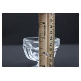 Dessert Cups - Clear Glass Stemmed Pedestal Goblets (11 cups)
