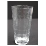 Bubble Pattern Highball Glass Tumblers - Clear Glass (12-Piece Set) 6'tall