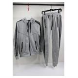 RIFLESSI Hoodie & Track Pants Grey Set (Sizes S & M) - Made in China