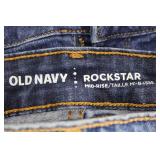 Denim Jeans Lot - Old Navy Rockstar, Capri 8, Forever 21, Arizona Jean Co (Lot of 4)