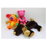 Animal Pals Kuddle Me Toys - 3 Plush Animals (Lot of 3)