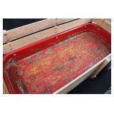 Radio Flyer Traveller Wagon - Vintage Wooden Wagon with Red Tub 34'x 16'x 9.5'
