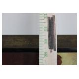 Framed Rose Bouquet Painting - Red & Ivory Roses in Vase 30.5' x 30.5'