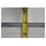 Rectangular Wall Mirror - Distressed White-Washed Frame, 63 x 23 in