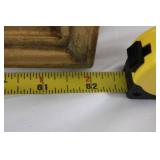 Ornate Gold Rococo Frame Wall Mirror with Floral Carvings 62' x 19'