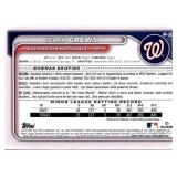 1st Bowman Dylan Crews Rookie Card Washington Nationals Top Prospect