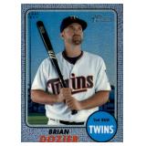 2017 Topps Heritage Brian Dozier Refractor Card