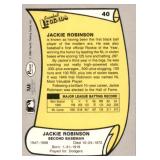 1988 Pacific Baseball Legends - Jackie Robinson #40