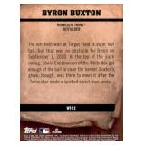 2021 Topps "Most Wanted" Insert Card Byron Buxton Twins