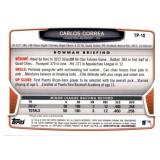 2013 Bowman Chrome Carlos Correia Rookie Card