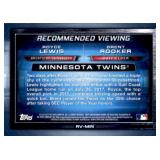 2017 Bowman Prospects Royce Lewis and Brent Rookie Rookie Card