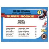 1991-92 Topps - Super Rookie Sergei Fedorov #8 Rookie