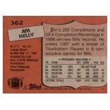 1987 Topps - Jim Kelly #362 (RC) Rookie Card