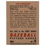 2007 Bowman Heritage Tim Lincecum Rookie Card