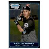2005 1st Bowman Chrome Carlos Gomez Former Minnesota Twn