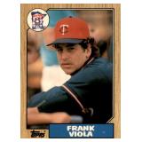 1987 Tiffany Topps - Frank Viola #310 RARE TIFFANY VERSION, GLOSSY