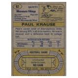 1974 Topps - Paul Krause #82