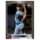 2022 Topps Chrome - Joe Ryan #48 (RC) Rookie