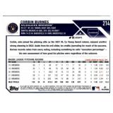 2023 Topps Chrome - Corbin Burnes #214 Aqua Refractor /199