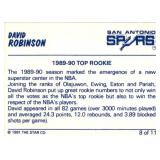 1989 Star David Robinson Basketball Card