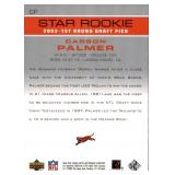 2003 Upper Deck Star Rookies Carson Palmer Rookie Card