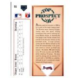 1991 Upper Deck - Top Prospect Chipper Jones #55 (RC)