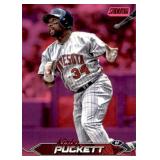 2024 Topps Stadium Club - Kirby Puckett #147 Pink Foil