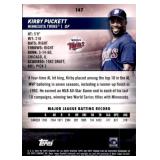 2024 Topps Stadium Club - Kirby Puckett #147 Pink Foil
