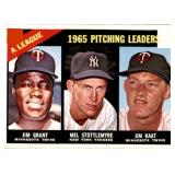1965 Topps Pitching Leaders Kim Kaat Minnesota Twins