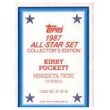 1987 Topps All Stars - Kirby Puckett #57