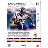 2011 Panini Rookies & Stars - Visanthe Shiancoe #86 Serial Numbered Insert Card