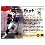 2000 Fleer Ultra Cris Carter Fast Lane Insert Card