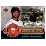 2009 Upper Deck A Piece of History - Franchise History Francisco Liriano #FH-FL /999