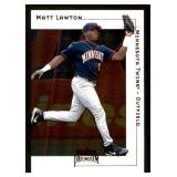 2001 Fleer Premium Matt Lawton Minnesota Twins Card Serial #