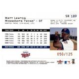 2001 Fleer Premium Matt Lawton Minnesota Twins Card Serial #