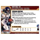 2000 Bowman Randy Moss Chrome Card