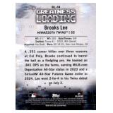 2025 Bowman Chrome Greatness Loading Brooks Lee Rookie Card