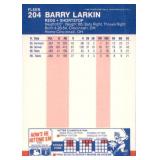 1987 Fleer - Barry Larkin #204 (RC) Rookie Card