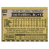 1990 Topps - Ken Griffey Jr #336 Rookie card