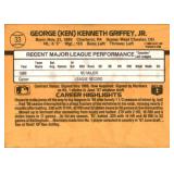 1989 Donruss Ken Griffey Jr. Rookie Card