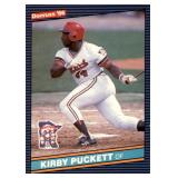 1986 Donruss Kirby Puckett 2nd Year Card