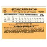 1983 Donruss - Tony Gwynn #598 2nd Year Card