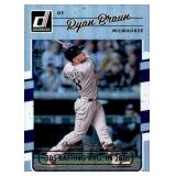 2017 Panini Ryan Braun Light Blue Parallel Card
