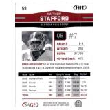 2009 SAGE Matthew Stafford #59