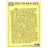 1990 Topps - Turn Back The Clock Mike Schmidt #662