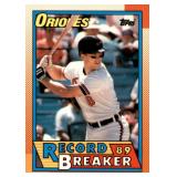 1990 Topps - Record Breaker Cal Ripken #8