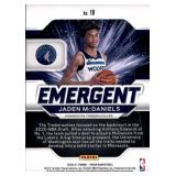 2020-21 Panini Jaden McDaniels #10