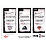 2009 Fleer Kevin Love and Russel Westbrook Rookie Card