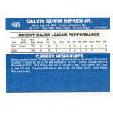 1983 Donruss Cal Ripken Rookie Card