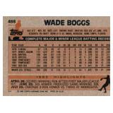 1983 Topps - Wade Boggs #498 (RC) Rookie Card
